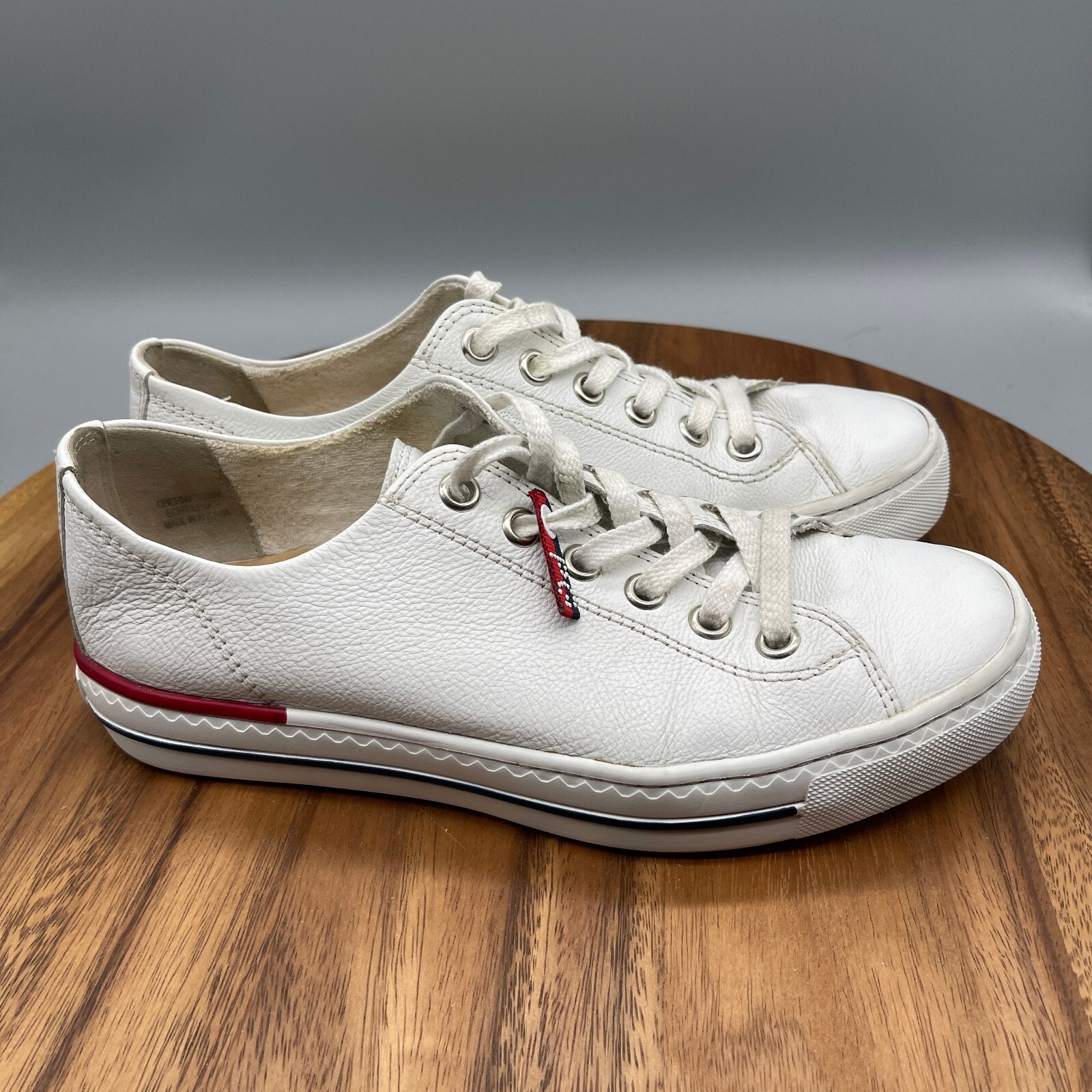 Paul Green Hadley Shoes Womens Size US 9 UK 6.5 White Leather Casual Comfort