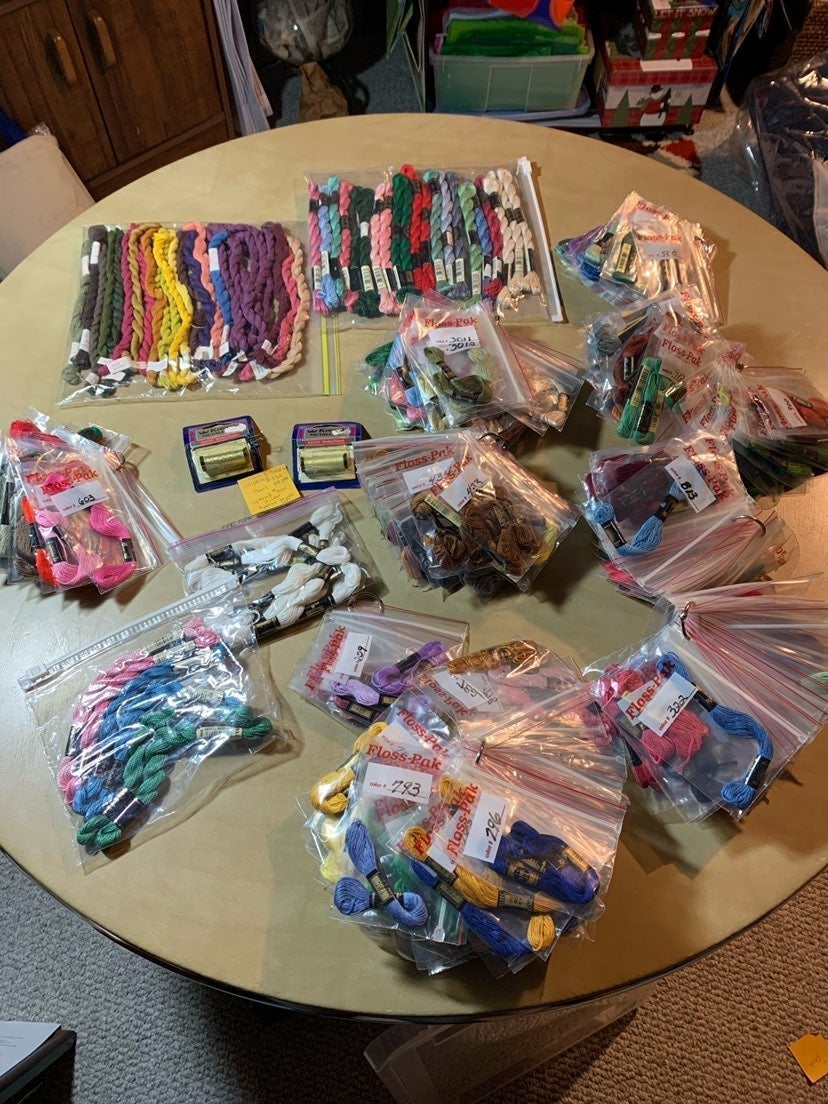 Massive lot of embroidery cross stitch f