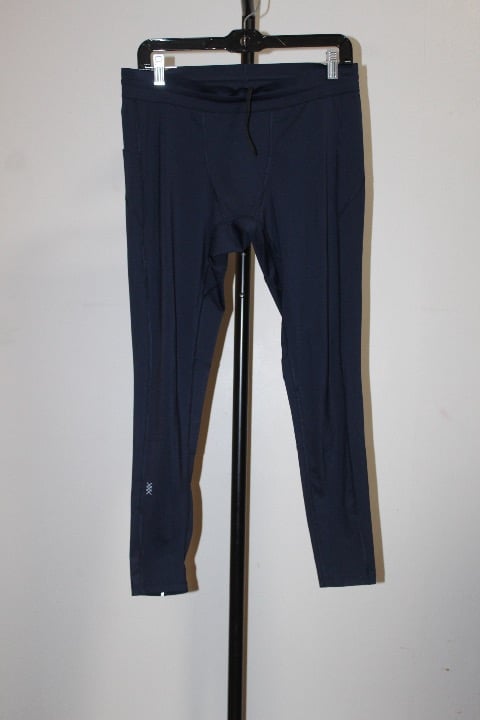 Rhone Distance Run Tights Drawstring Waist Navy Blue. Sz. M