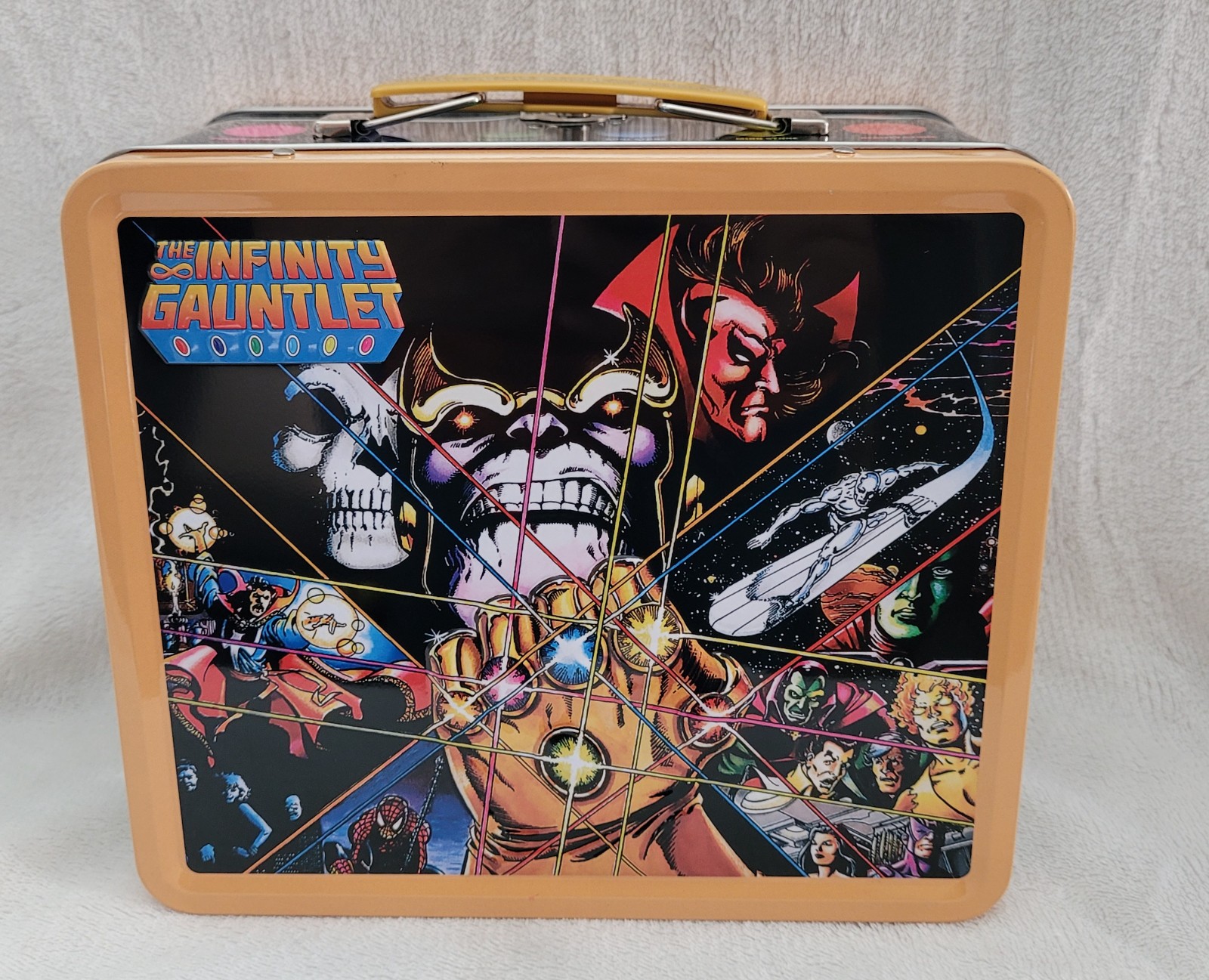 MARVEL Comics The Infinity Gauntlet LUNCH BOX & THERMOS PX Exclusive