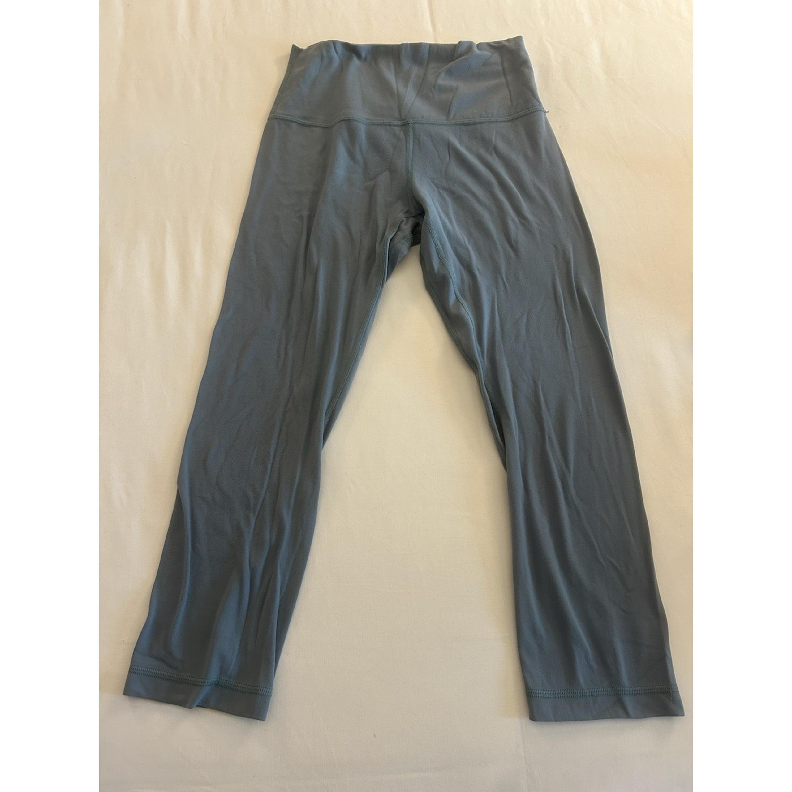 Lululemon Align High-Rise Crop 21" Green Jasper Womens Size 6 Activewear Gym