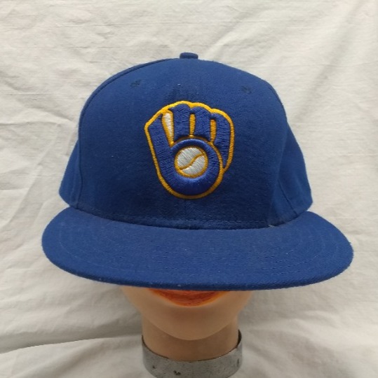 New Era MLB Authentic On Field 59FIFTY Fitted Milwaukee Brewers Fitted Size 8