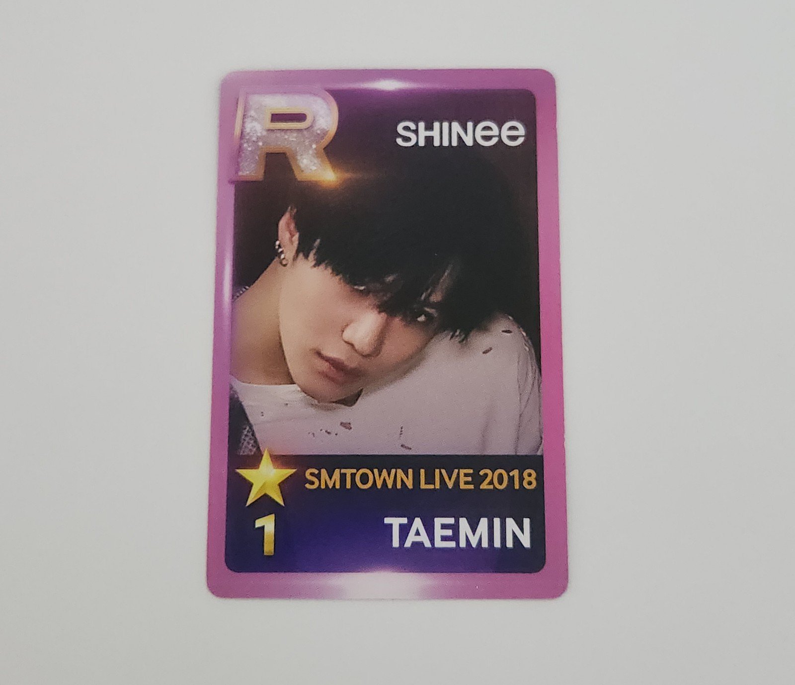 Shinee SMTOWN LIVE 2018 SUPER STAR SMTOWN Taemin Official Photocard