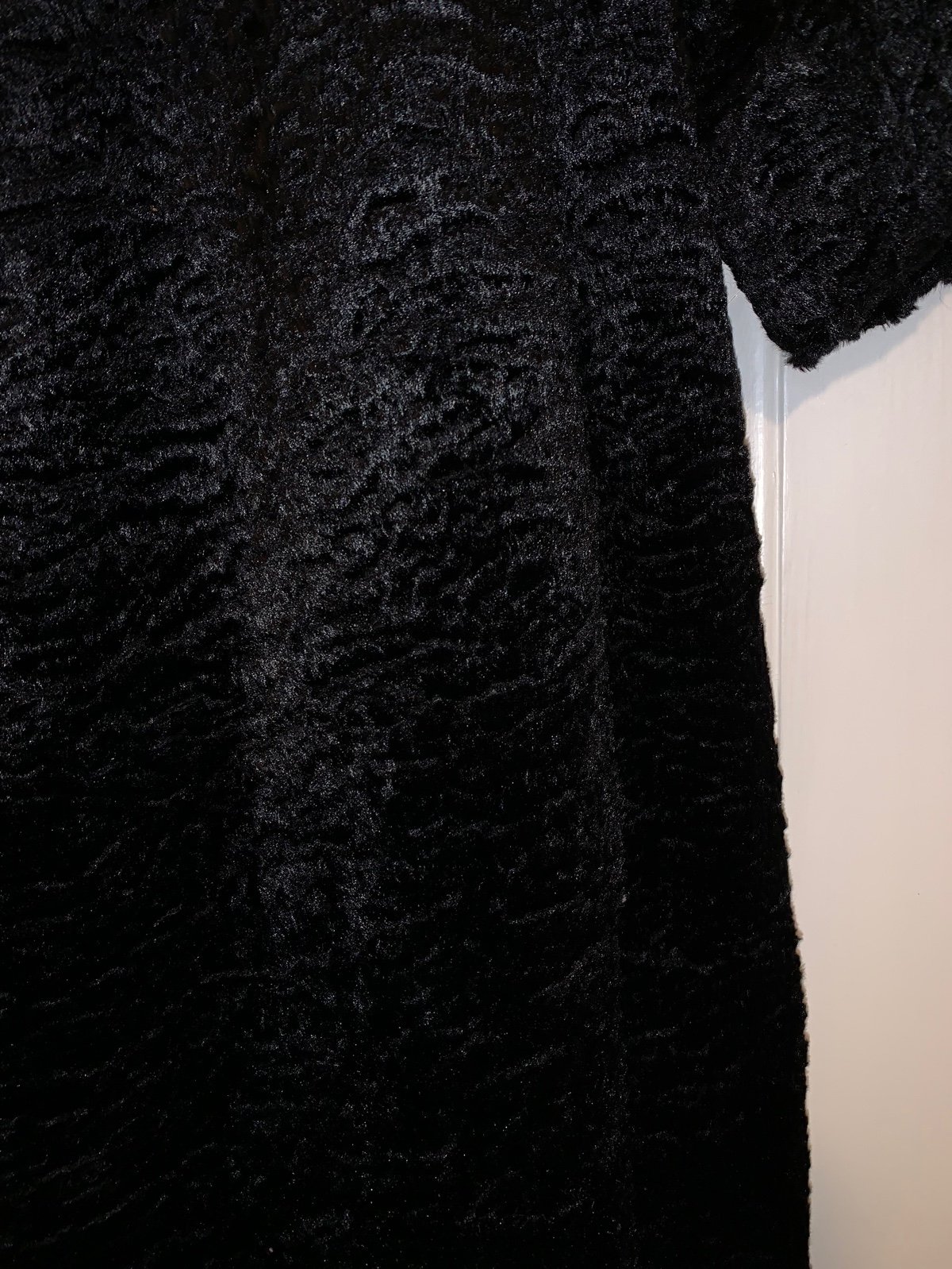 long fur coat