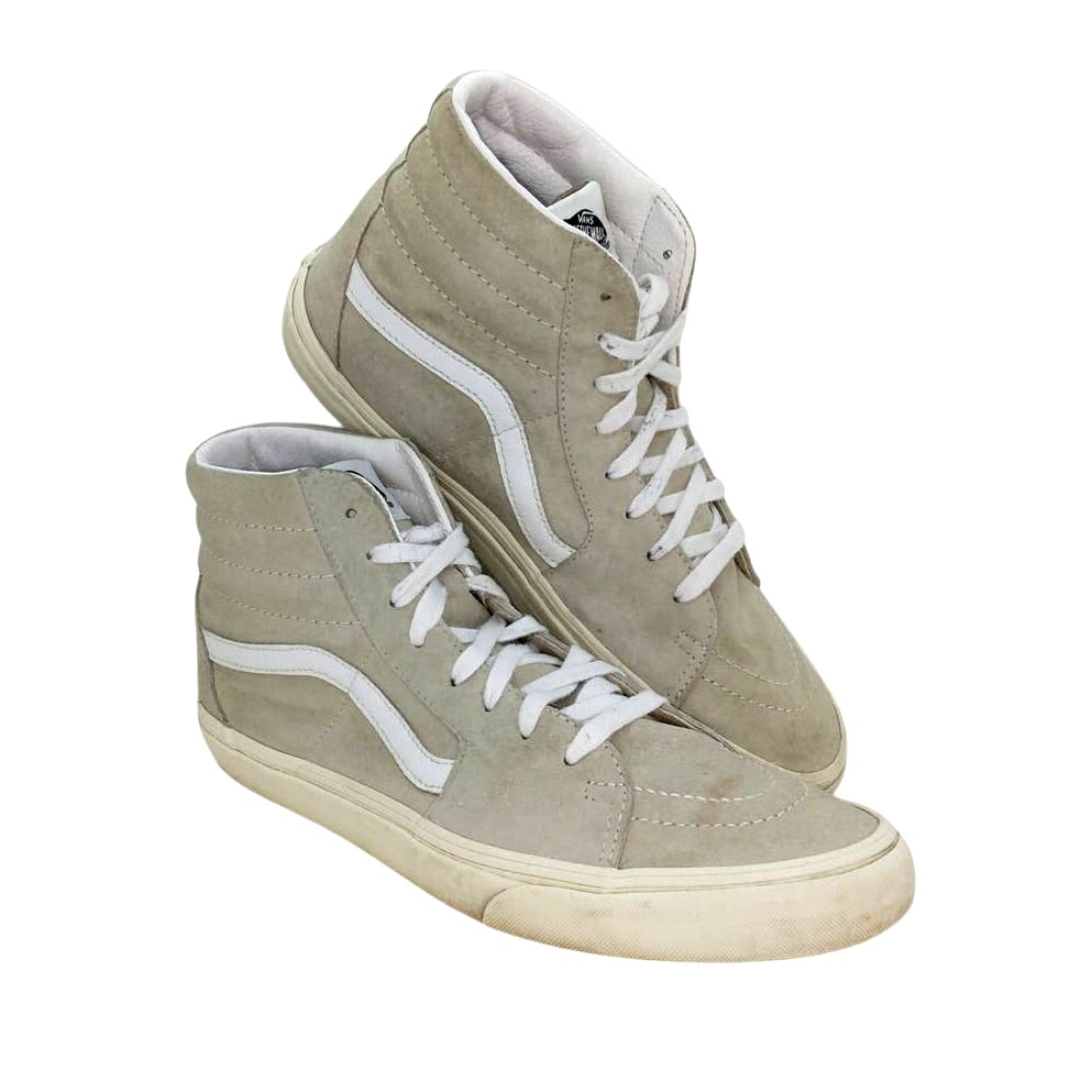 VANS SK-8 Heig Eco Dry Tan Suede Sneakers - Men's Size 11