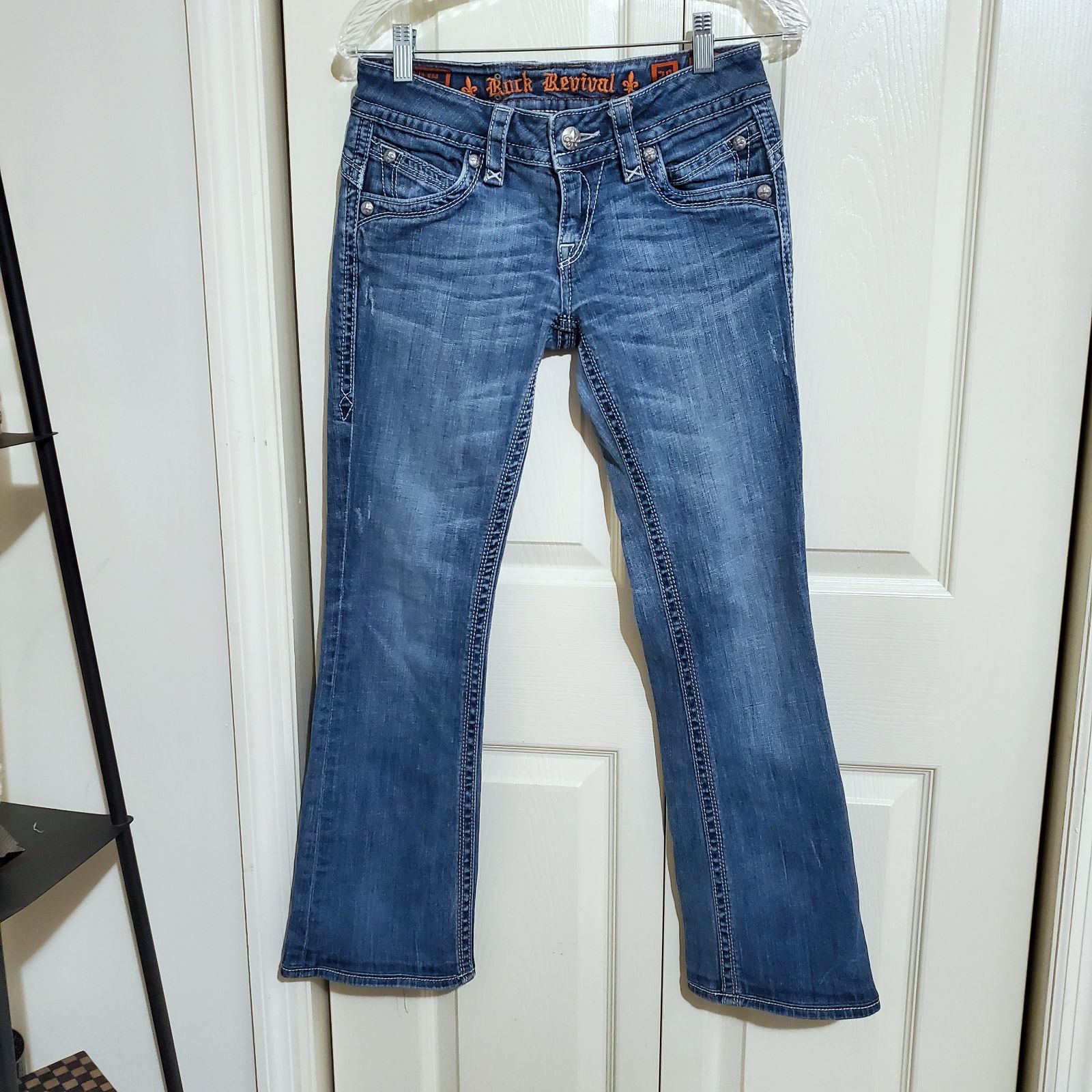 Rock Revival Gwen Boot Cut Jeans Sz 28