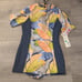 Calia by Carrie Underwood desert Flora Peri dusk zip back paddle suit size 10