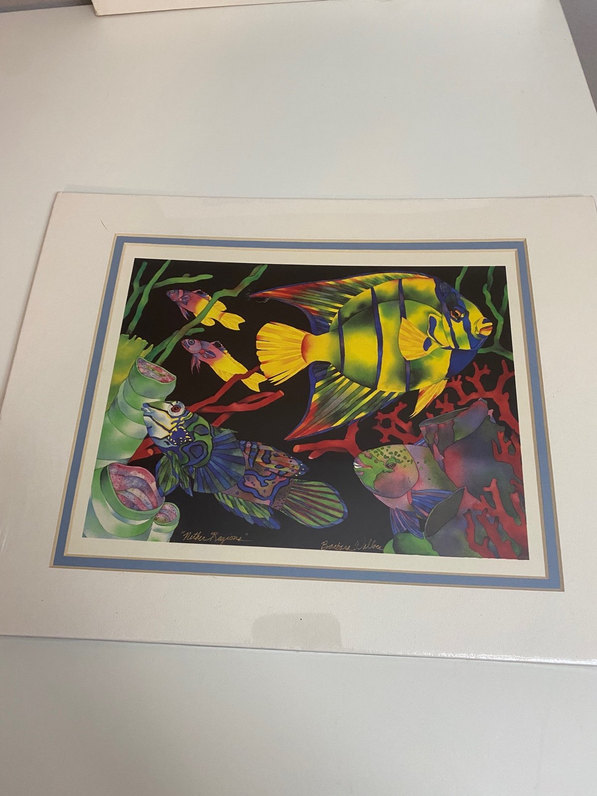 2 Barbara Wallace “Nether Regions” vintage sales picture prints