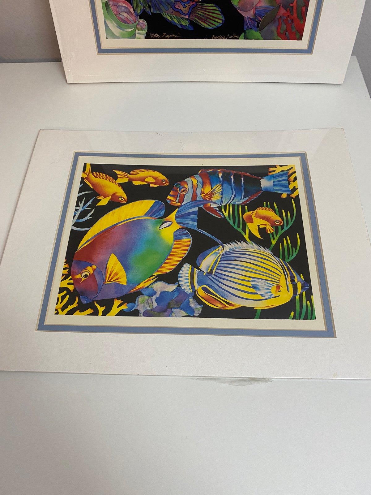 2 Barbara Wallace “Nether Regions” vintage sales picture prints