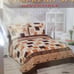 Luxury velvet bedspread set