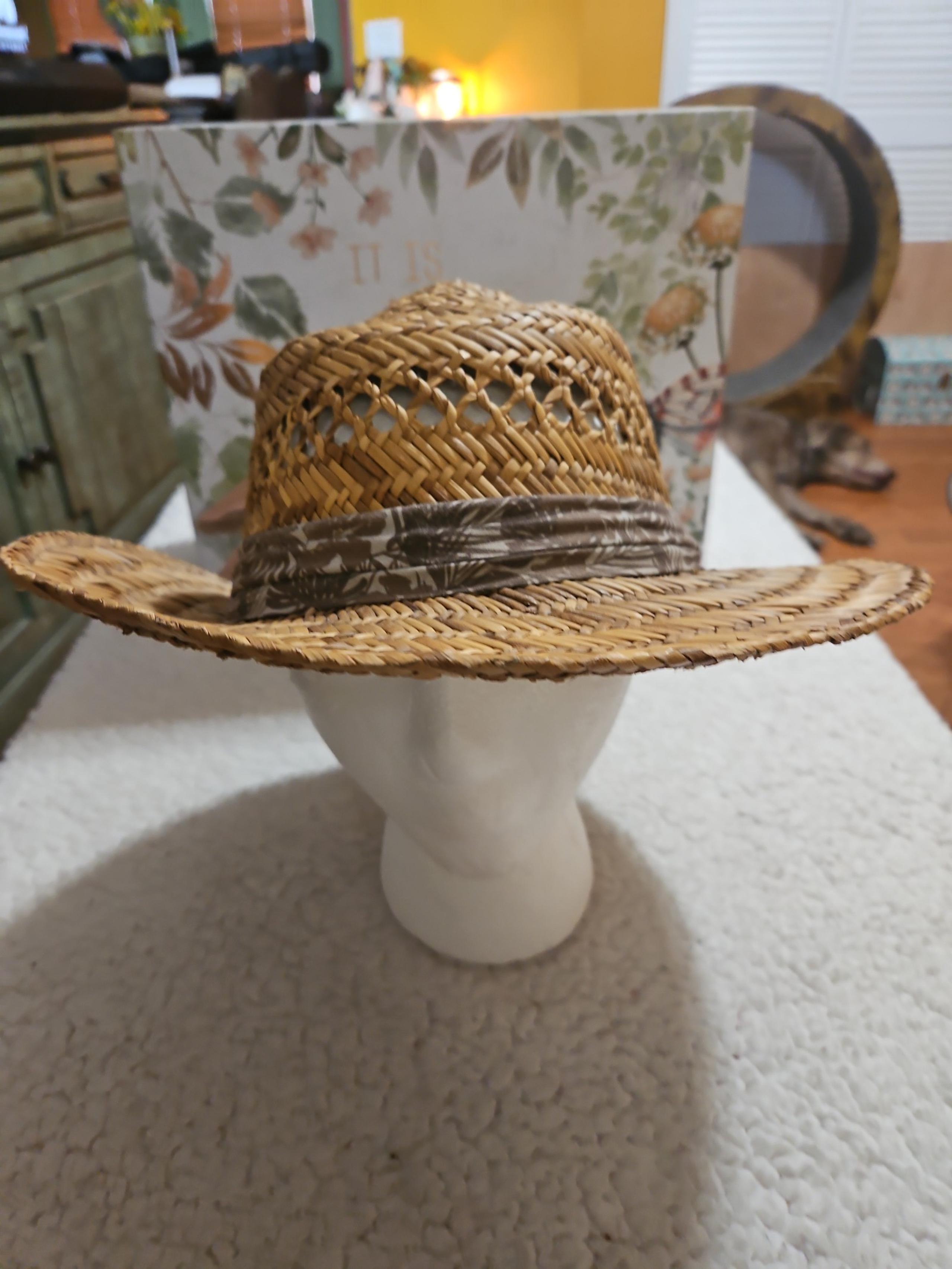 GEORGE STRAW MENS HAT