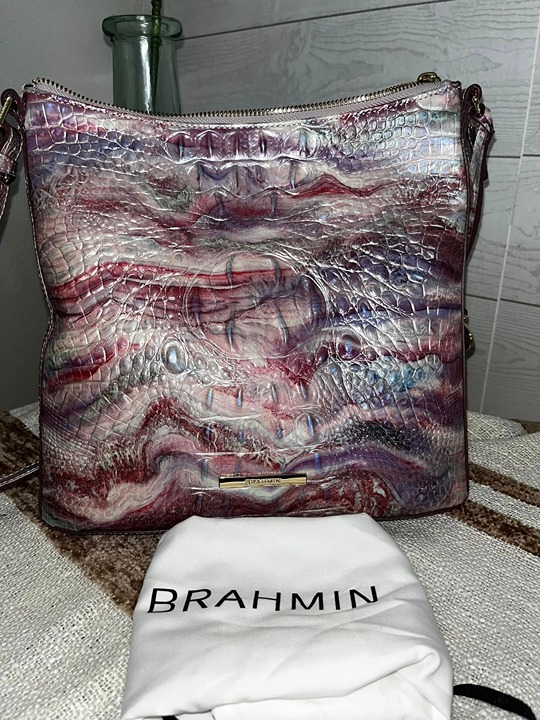 Brahmin Katie Aura Melbourne Crossbody USED