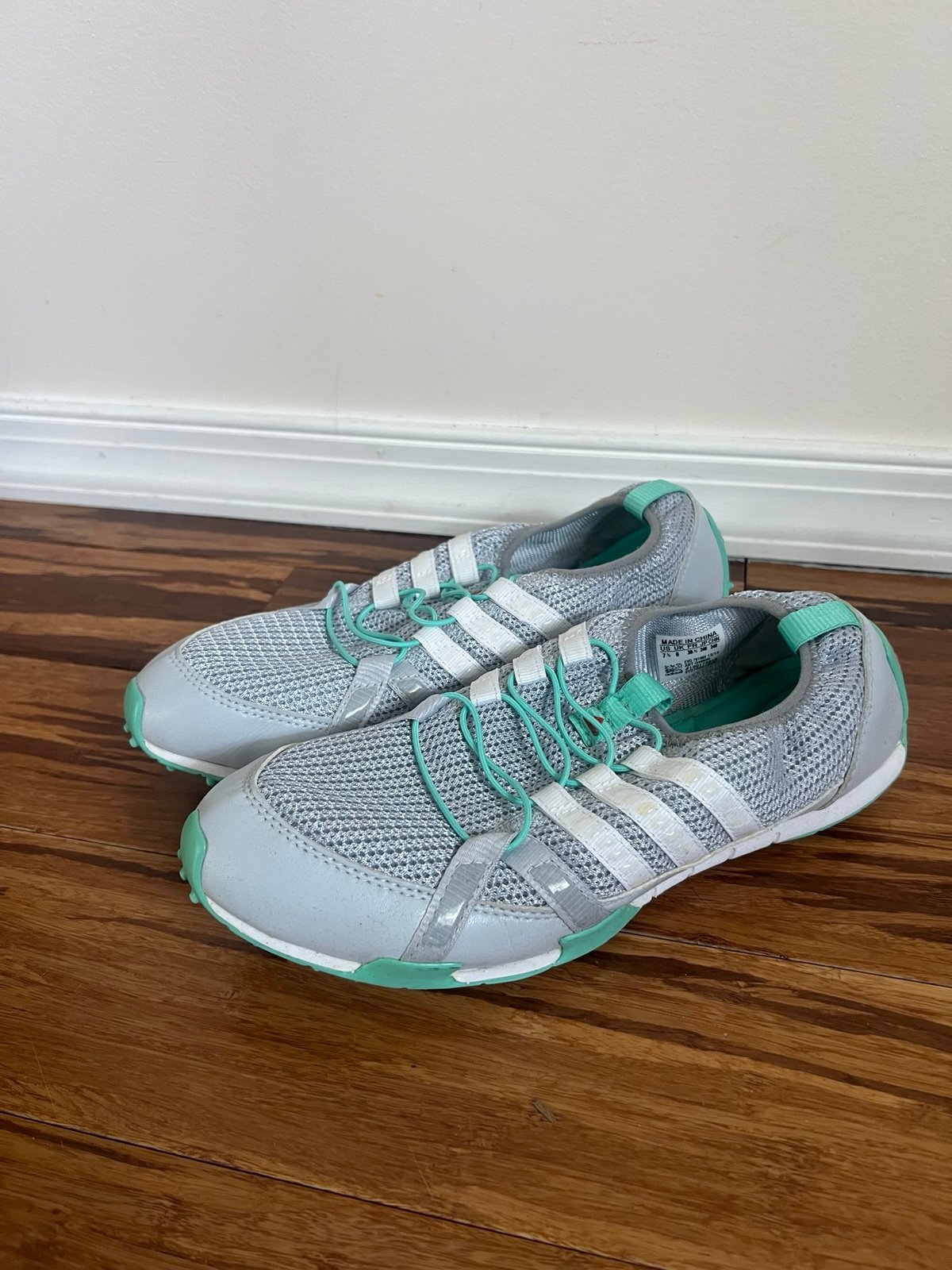 Adidas Climacool Ballerina Golf Shoes - Women's Grey/White/Mint