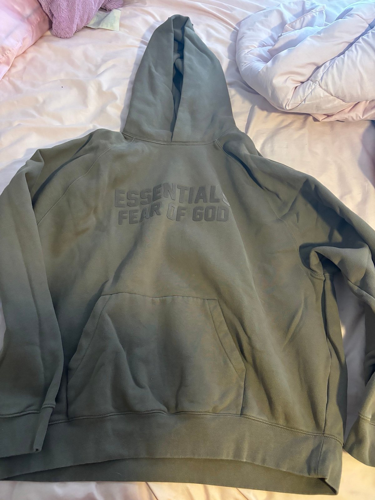 fear of god essentials hoodie
