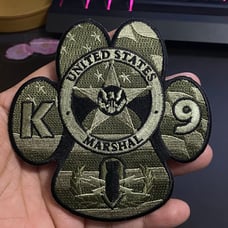 K9 Marshal Patch Paw