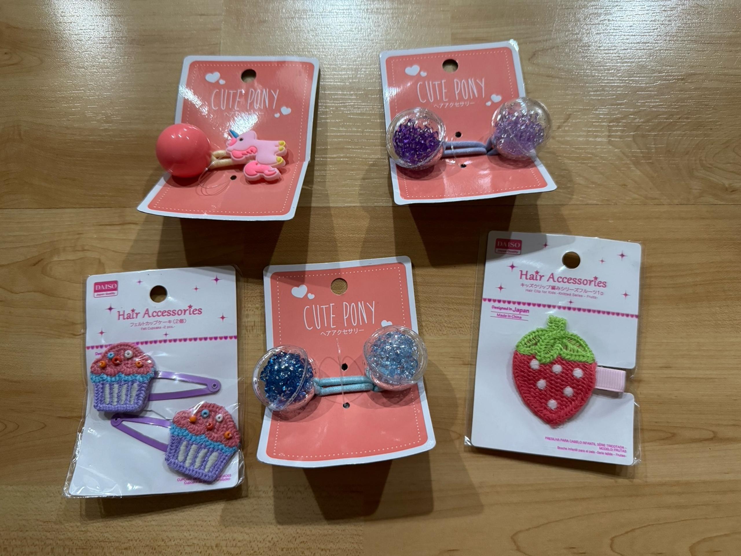 New Daiso hair accessories from Japan