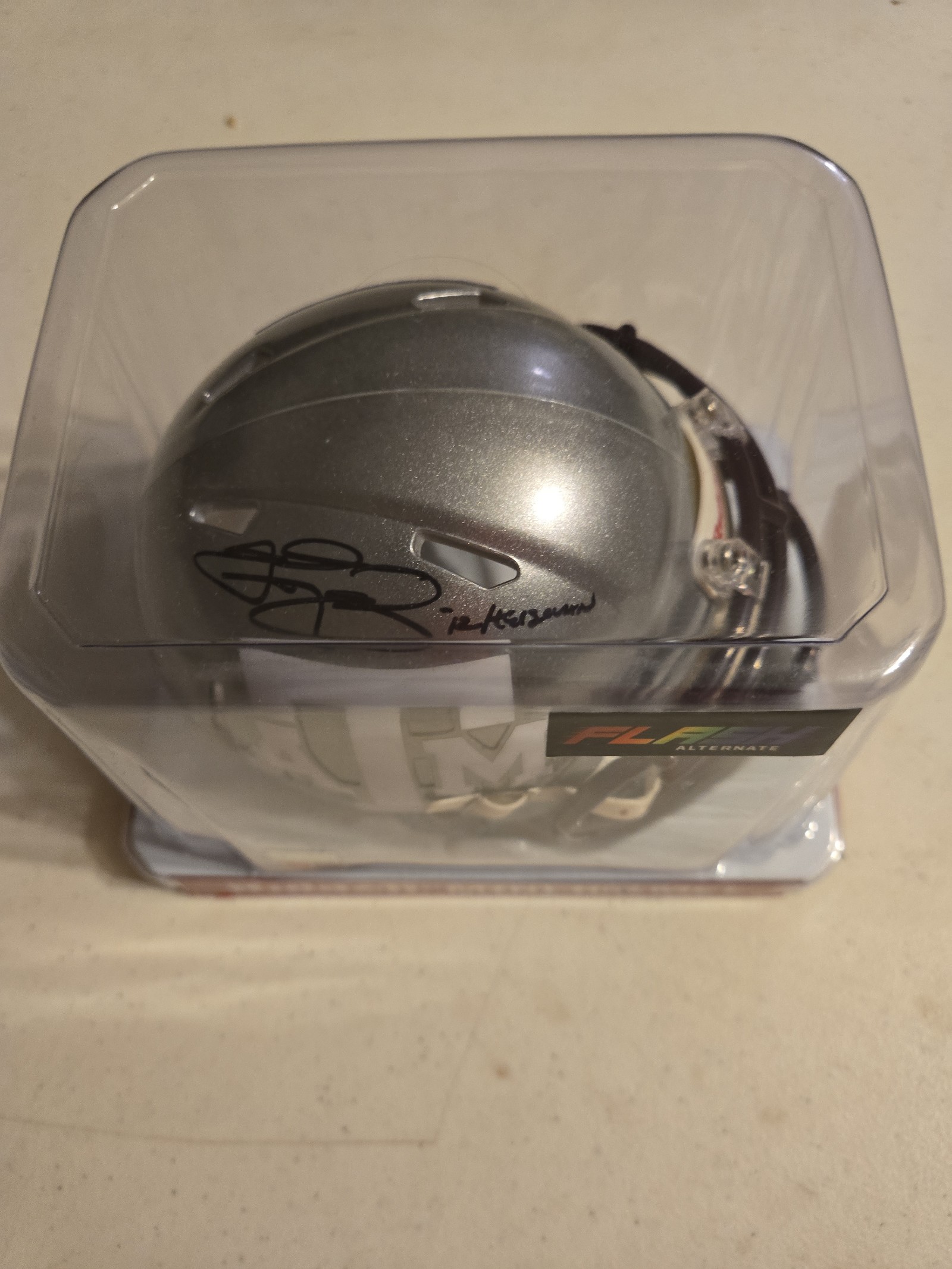 Johnny Manziel #2 Texas A & M Aggies Autograph Mini Helmet