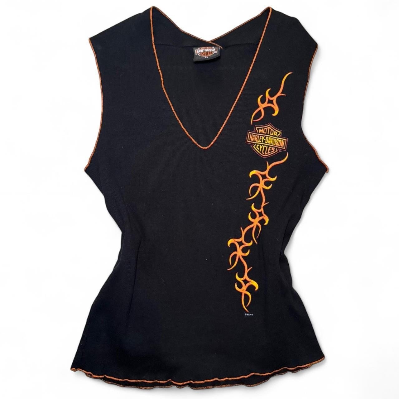 Y2k Harley Davidson Tank with Tribal design perfect for summer size XL fits S-L
