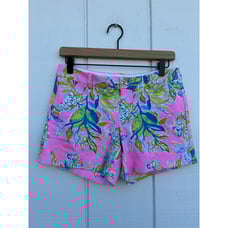 Lilly Pulitzer Callahan Knit Shorts Squeeze the Day Sz 2