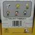 Peanuts Snoopy Woodstock & Charlie Brown Glittery Enamel Metal Pin Combo Set