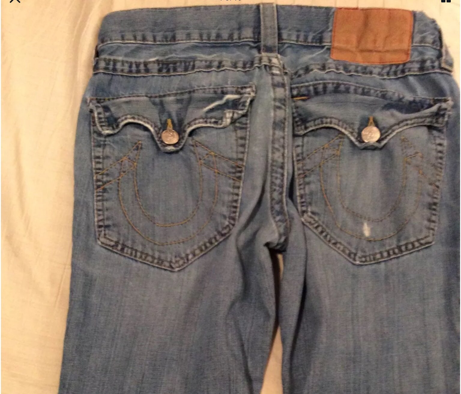 TRUE RELIGION BOOTCUT JEANS 32 X 33