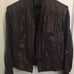 Avant Garde Leather Retro Bomber Jacket