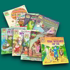 Walt Disney Books Robin Hood Peter Pan Cinderella Snow White Dwarfs Vintage