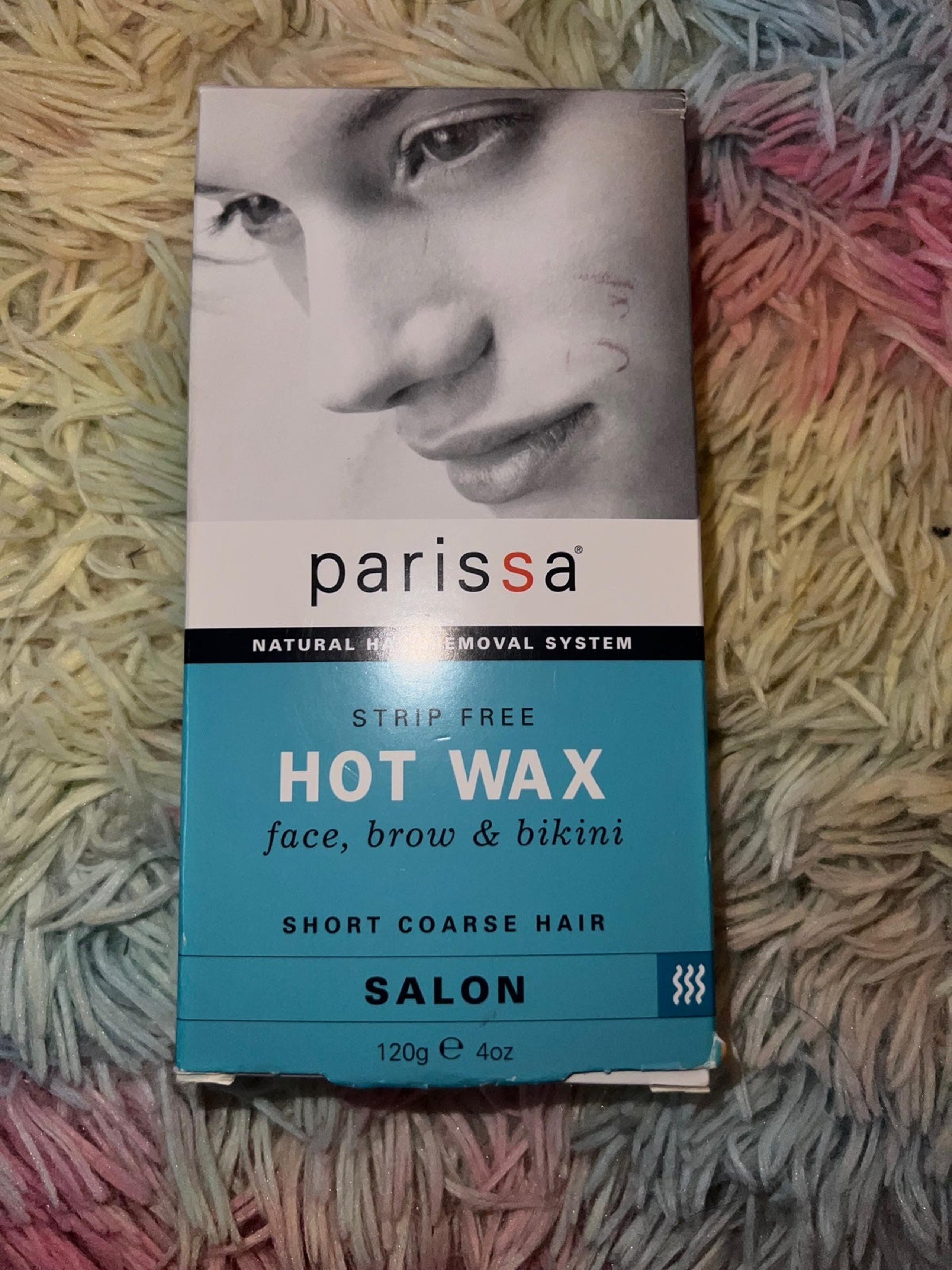 Parissa Hot Wax strip free bikini face and brow wax
