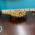 Antique 24k Gold Plated Italian Ceramic Feather Plume Trinket Tray, Unique Rare