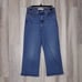 Signature Levi Strauss Womens 4 Heritage High Rise Loose Crop Medium Wash Denim