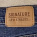 Signature Levi Strauss Womens 4 Heritage High Rise Loose Crop Medium Wash Denim