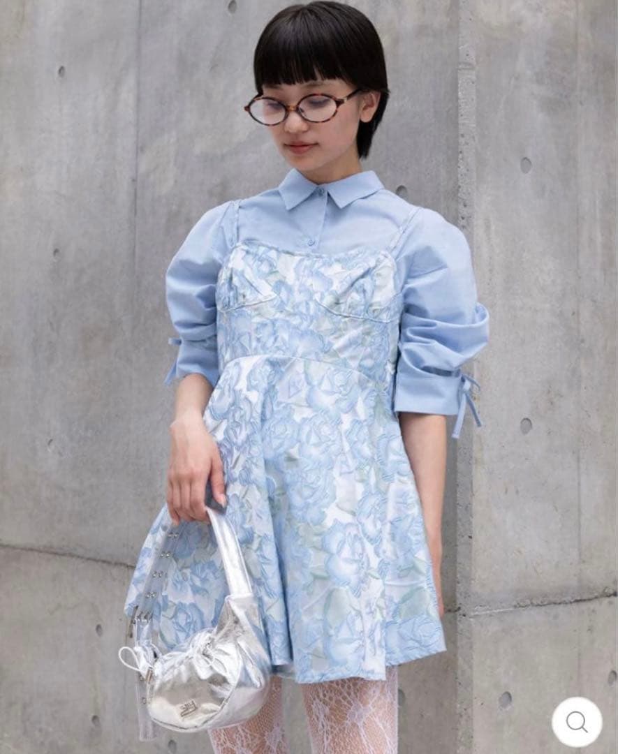 Excellent Condition: POPPY JACQUARD FLARE CAMI TUNIC