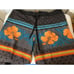 Burnside Men's Board Swim Surf Shorts Sz 34 MultiColor Orange Blue