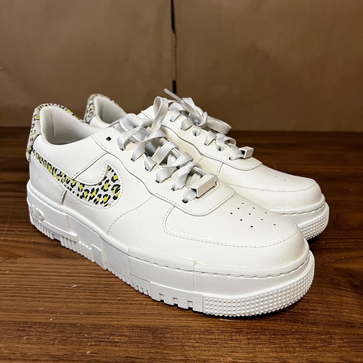 Nike Air Force 1 Low Pixel White Leopard DH9632-101 Women's 9 2021