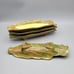 Vintage Americana Folk Art Ceramic Corn-On The Cob Dishes - Set of 4