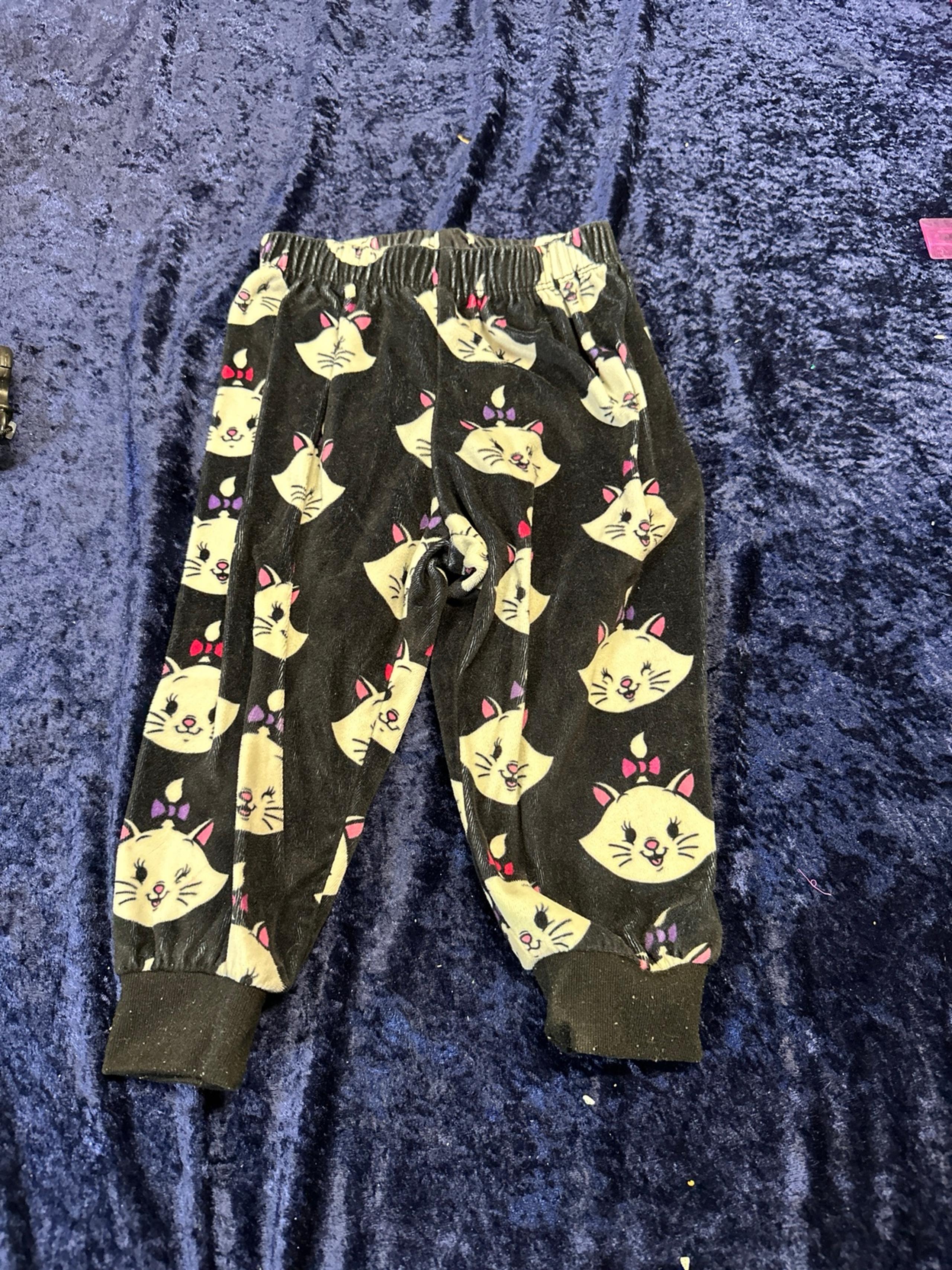 Pants Disney store fleece Aristocats Marie size 2 kids toddler