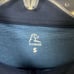 Rhoback Men's Mid Layer Blue Striped Quarter Zip Golf Pullover Shirt- Size Small