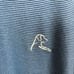 Rhoback Men's Mid Layer Blue Striped Quarter Zip Golf Pullover Shirt- Size Small