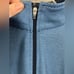 Rhoback Men's Mid Layer Blue Striped Quarter Zip Golf Pullover Shirt- Size Small