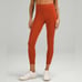 NWT Lululemon Power Thru High-Rise Tight 25 *Aztec Brick W/ Pockets Size 2