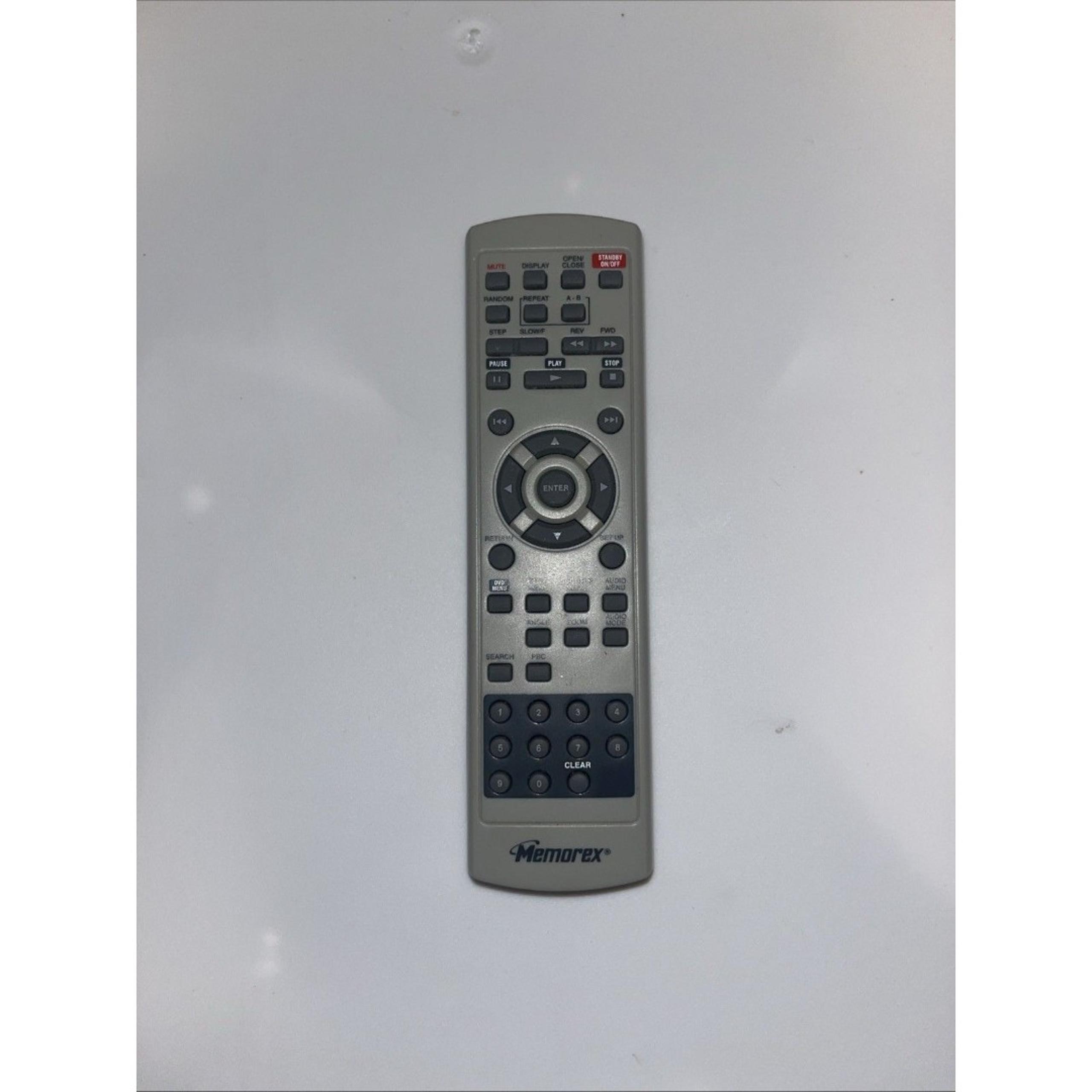 Memorex DVD Remote Control HS-M449PB-GY-320 TESTED WORKS MVD2037 MVD2022