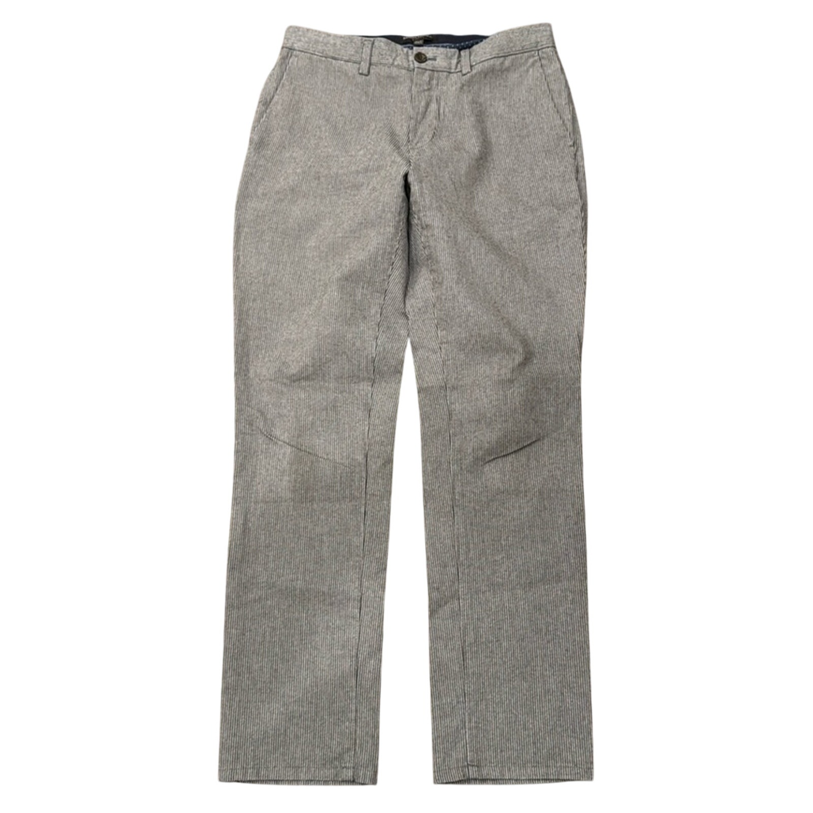 Banana Republic Men's Aden Fit Pin Stripe Slim Pant Grey White Size 30x32