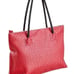 22 Tote Vegan Ostrich Leather Zip Tote Handbag Braided Handle Shoulder Bag Large