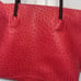 22 Tote Vegan Ostrich Leather Zip Tote Handbag Braided Handle Shoulder Bag Large