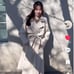 Dazzlin 2-way Color Lady Coat Ivory