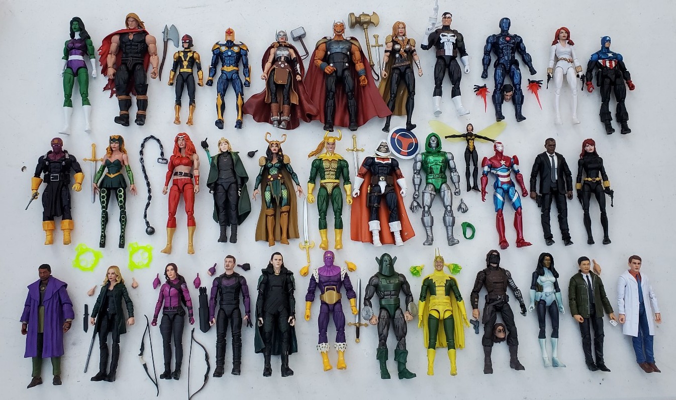 Marvel legends avengers lot of 35