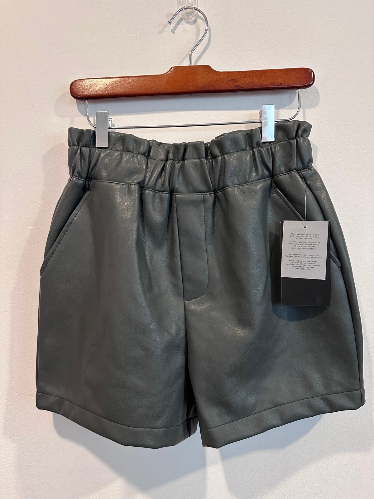 Bagatelle faux leather shorts NWT