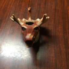 Vintage 1920’s moose/stag head creamer