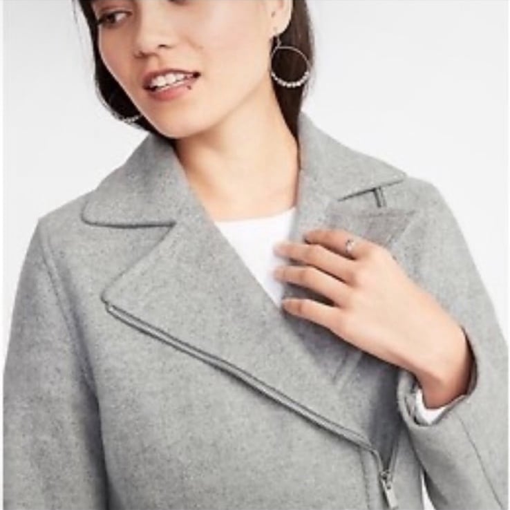 Women's Gray Pea Coat