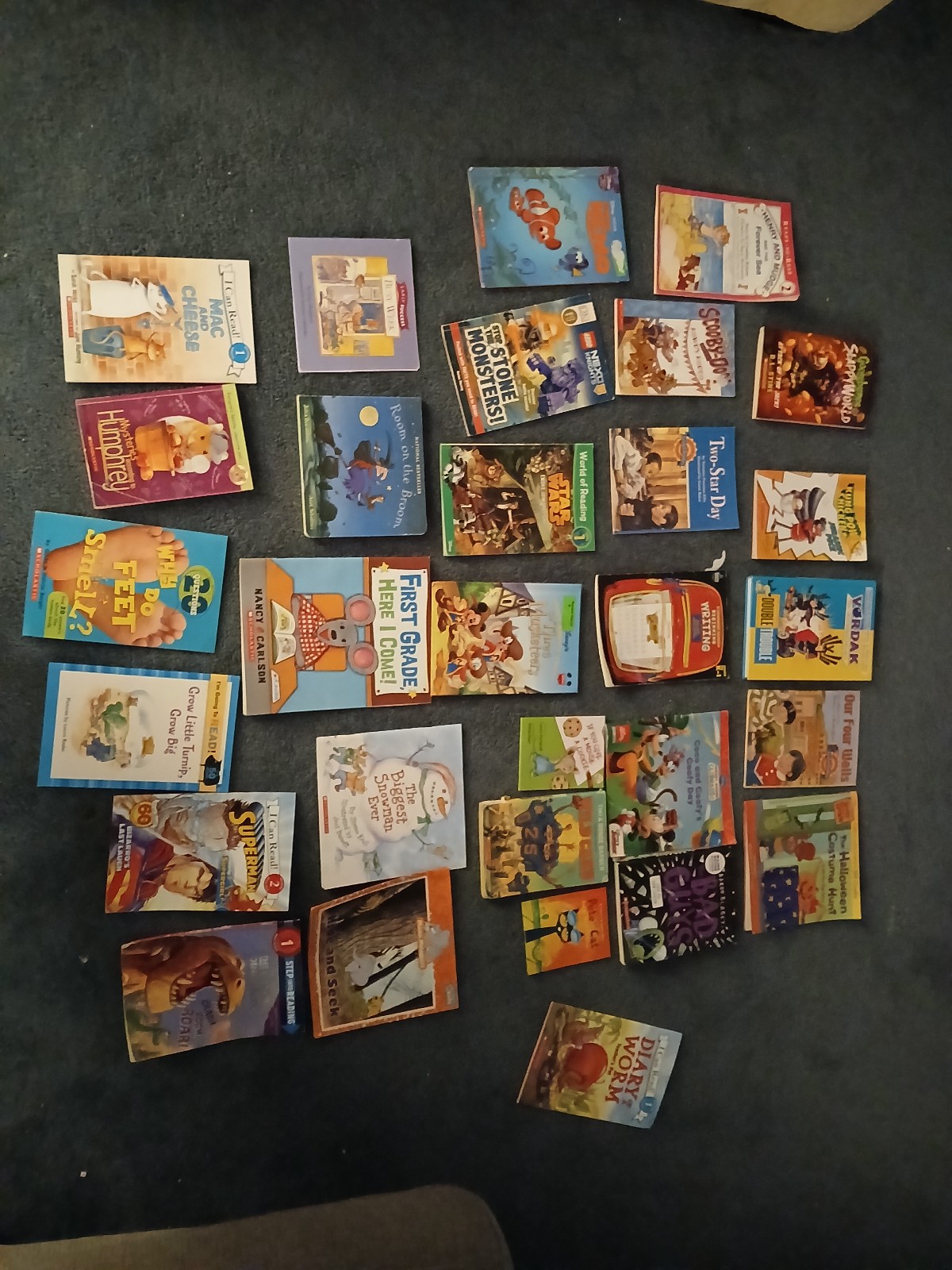 Lot of books 4 books for 12 dollars please read!! Kids books of all ages